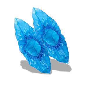 Бахилы прочные, полиэтиленовые, 35 мкм, цвет: голубой, 50 пар